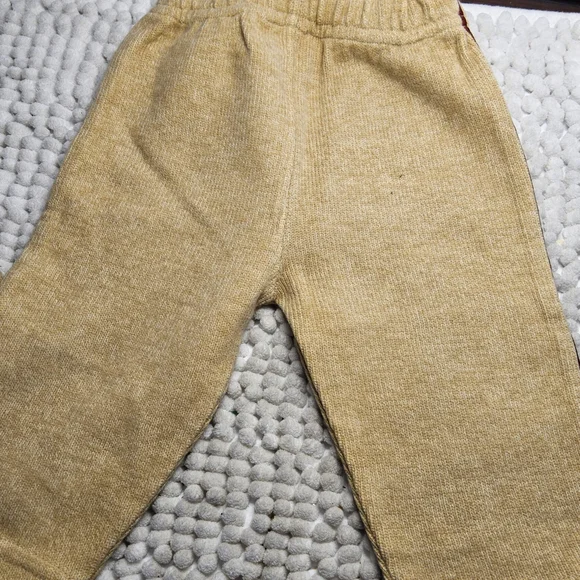 NWT Size 6 months Boya 2 piece Jacadi Tan and red Baby Outfit - Picture 4 of 10